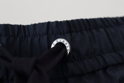 Dolce &amp; Gabbana – Blaue Bermudashorts mit mittlerer Taille