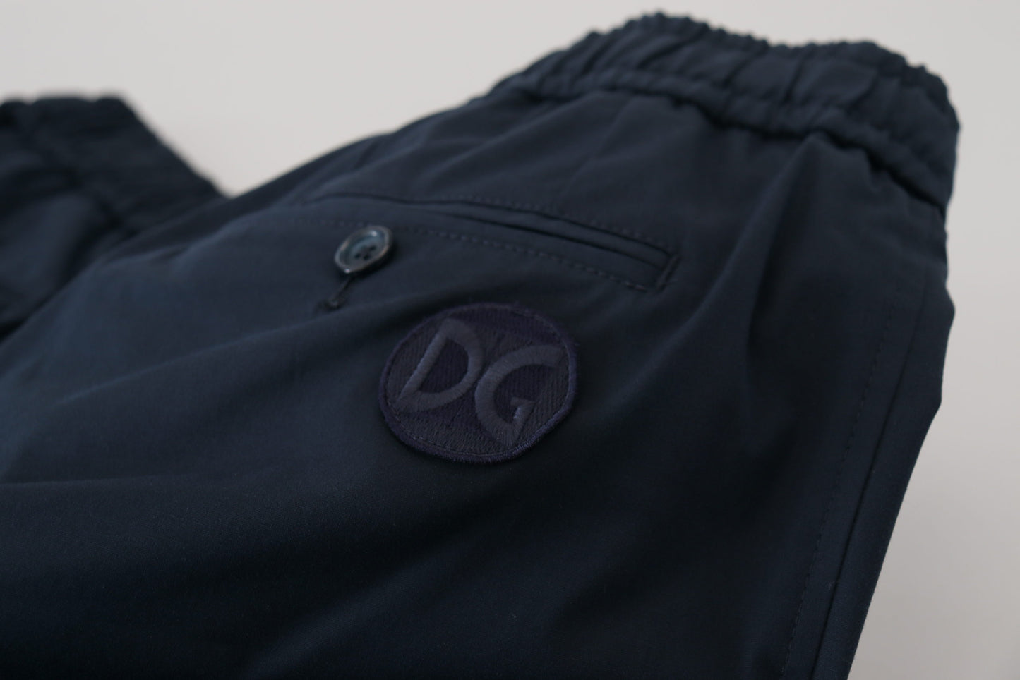 Dolce &amp; Gabbana – Blaue Bermudashorts mit mittlerer Taille