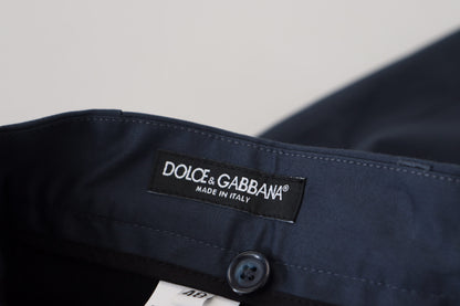 Dolce &amp; Gabbana Blaue Bermudashorts mit niedriger Taille für Herren