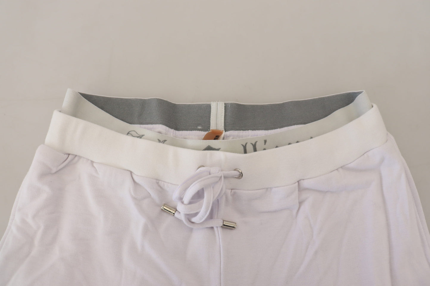 John Galliano Herren-Jogginghose mit Logo in Weiß