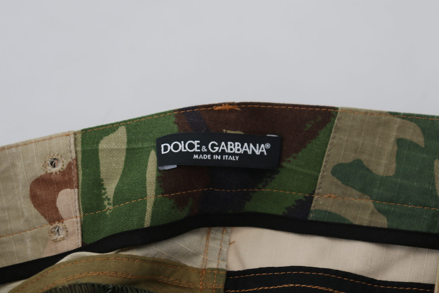 Dolce &amp; Gabbana Mehrfarbige Herren-Jeans aus Seiden-Patchwork