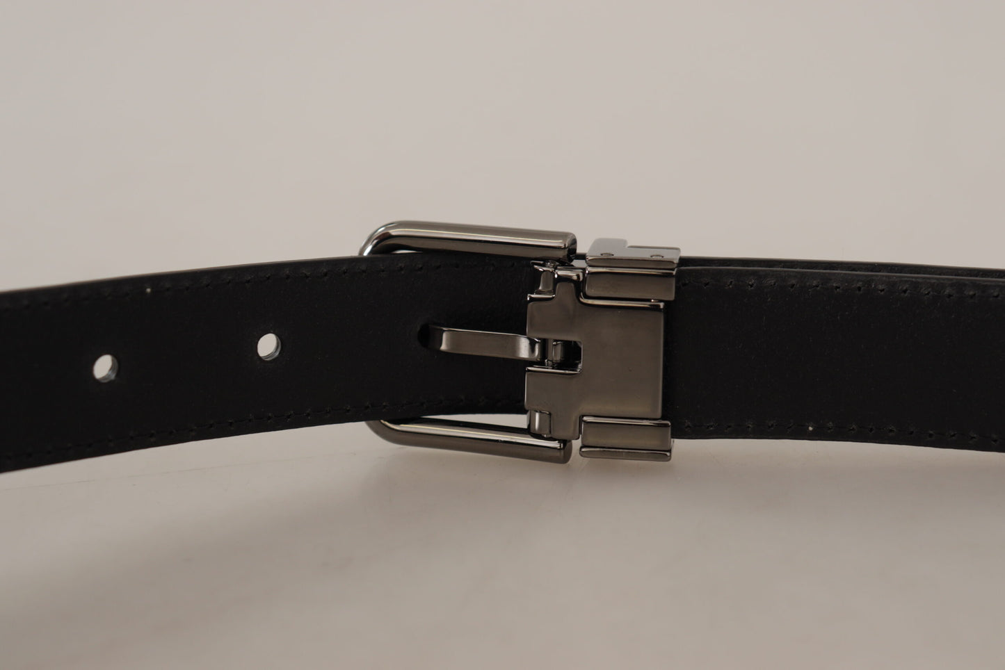 Dolce &amp; Gabbana – Mehrfarbiger Patchwork-Metallgürtel aus exotischem Leder