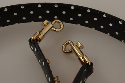 Dolce &amp; Gabbana – Wendbarer Schultergurt aus rotem Pythonleder mit Kristallen