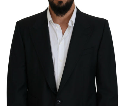 Dolce &amp; Gabbana – Formeller Sicilia-Blazer aus dunkelblauer Wolle