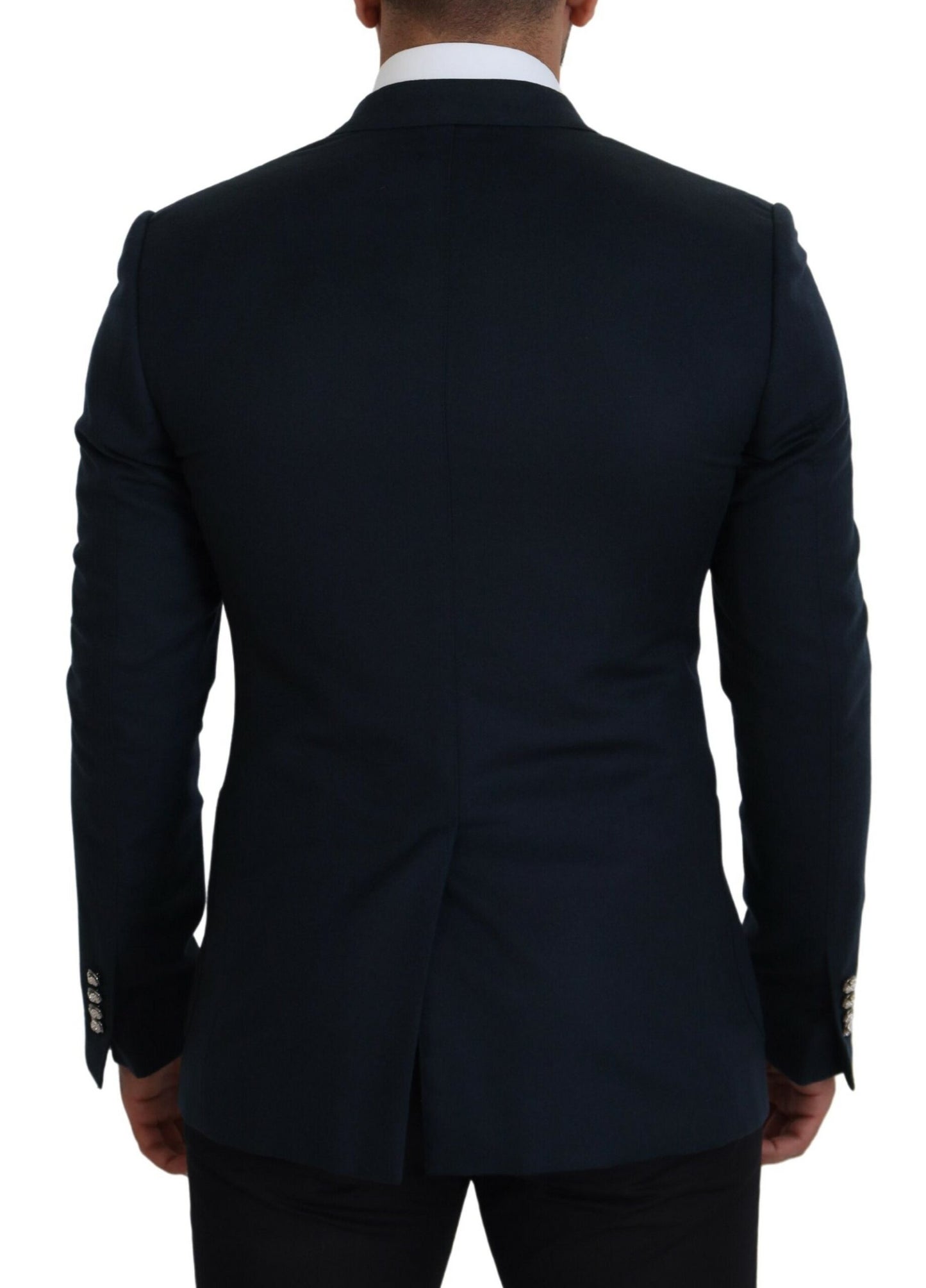Dolce &amp; Gabbana – Blauer, zweireihiger Blazer