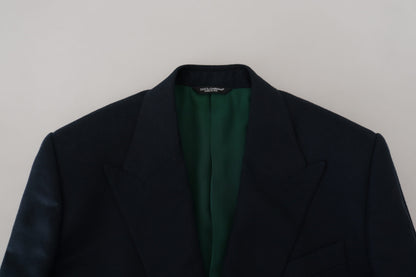 Dolce &amp; Gabbana – Blauer, zweireihiger Blazer