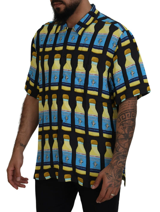 Dolce &amp; Gabbana – Freizeithemd aus Viskose mit mehrfarbigem Print