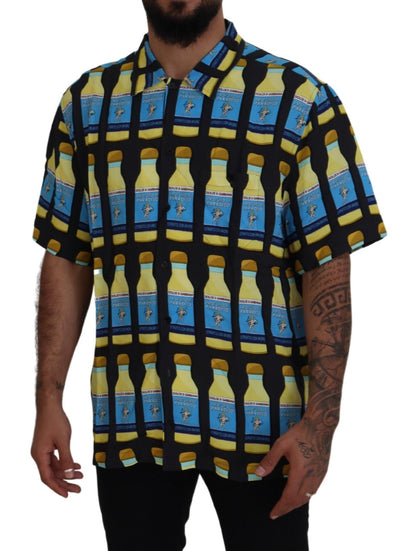 Dolce &amp; Gabbana – Freizeithemd aus Viskose mit mehrfarbigem Print