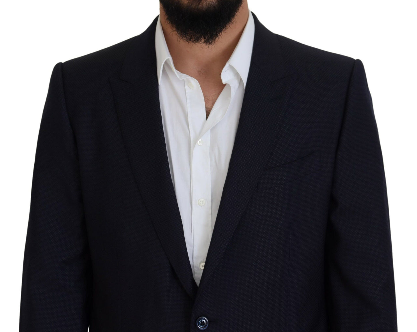 Dolce &amp; Gabbana Blauer einreihiger 2-teiliger MARTINI-Anzug