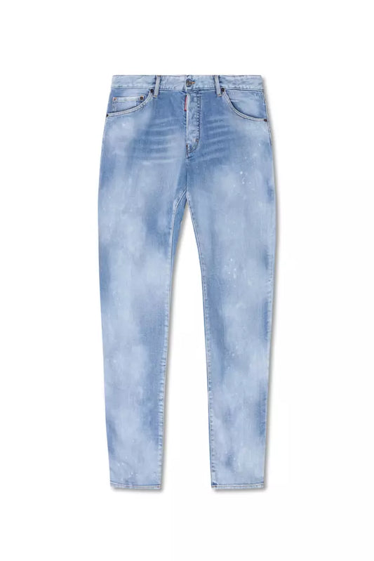 Dsquared² Blue Cotton Men Jeans