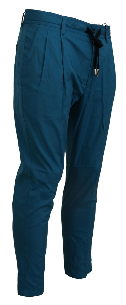 Dolce &amp; Gabbana Blaue Chinos aus Baumwolle