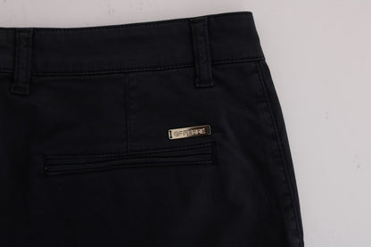 GF Ferre – Blaue Chinohose aus Baumwollstretch