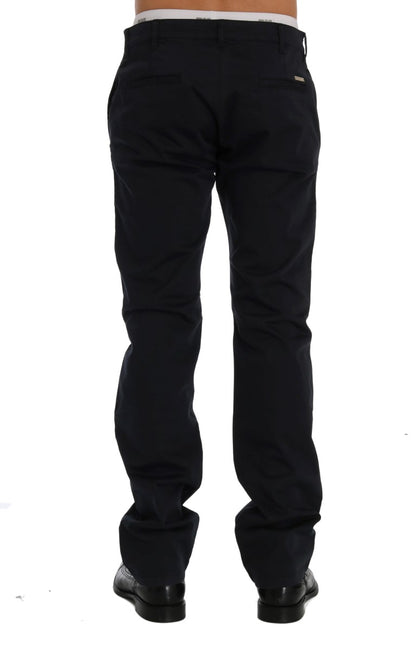 GF Ferre – Blaue Chinohose aus Baumwollstretch