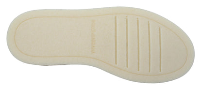 Dolce &amp; Gabbana Weiße Leder Low Top Oxford Sneakers Freizeitschuhe