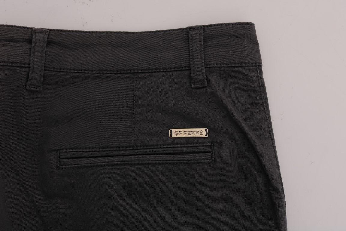 GF Ferre – Graue Chinohose aus Baumwollstretch