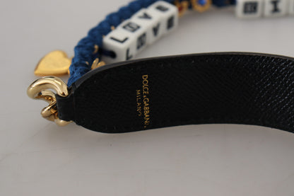Dolce &amp; Gabbana – Mehrfarbig verzierter Schultergurt für Taschen