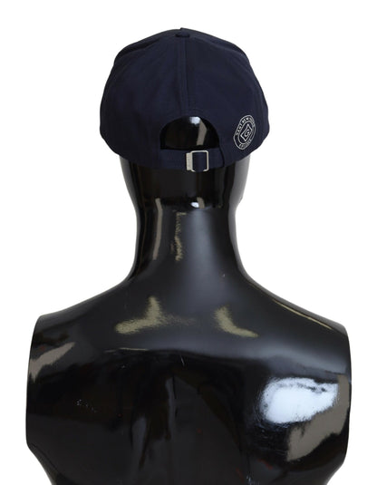 Gant Baseballkappe aus Baumwolle mit Logo-Print, lässig, Blau