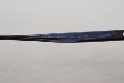 Dolce &amp; Gabbana – DG4288 – Blaue Sonnenbrille mit Vollrand aus Acetat