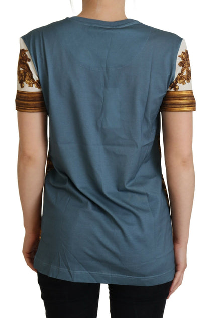 Dolce &amp; Gabbana, mehrfarbiges Hemdoberteil mit DG-Logo und Engel-Print