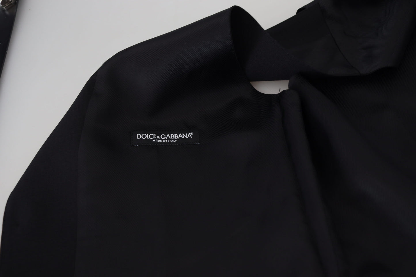 Dolce &amp; Gabbana – Schwarze Weste aus Schurwolle