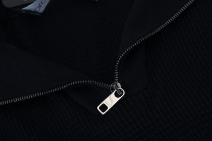 Dolce &amp; Gabbana – Schwarzer Rollkragenpullover aus Seide