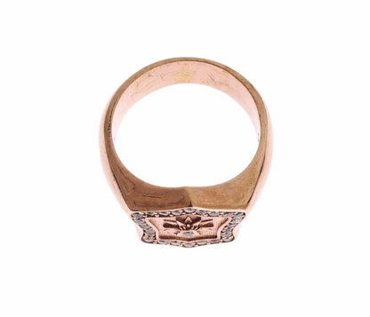 Nialaya Roségold 925 Silber Authentischer klarer Ring