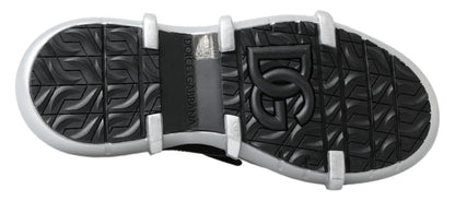 Dolce &amp; Gabbana – Galileo – Hohe Sneakers aus schwarzem Nylon