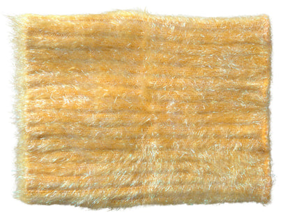 Dolce &amp; Gabbana, gelber Halswickelschal aus Polyester-Mohairfaser