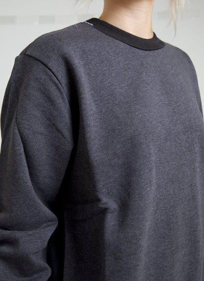 Dolce &amp; Gabbana Pullover mit Rundhalsausschnitt, dunkelgrau