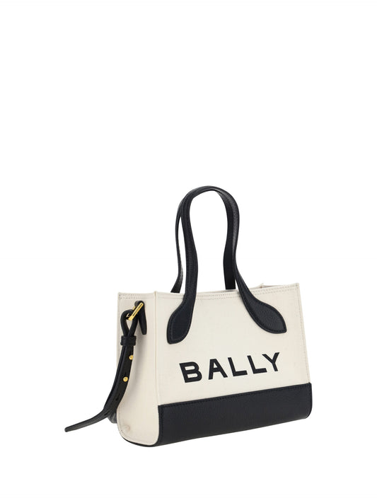 Bally Chic Kontrast-Mini-Lederhandtasche