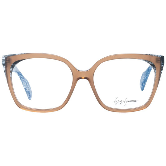 Yohji Yamamoto Braune Damen-Brillenfassung