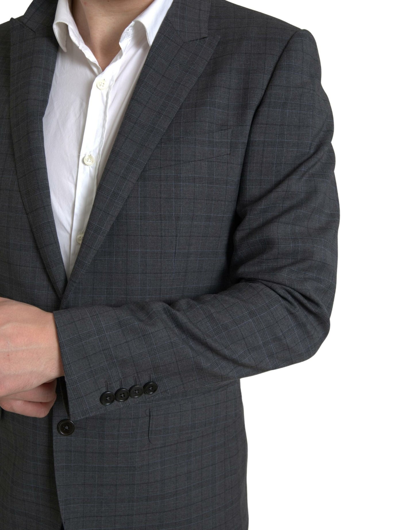 Dolce &amp; Gabbana Grauer 2-teiliger einreihiger MARTINI-Anzug