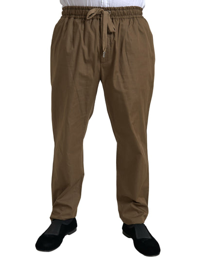 Dolce &amp; Gabbana – Brauner, zweiteiliger, einreihiger TAORMINA-Anzug