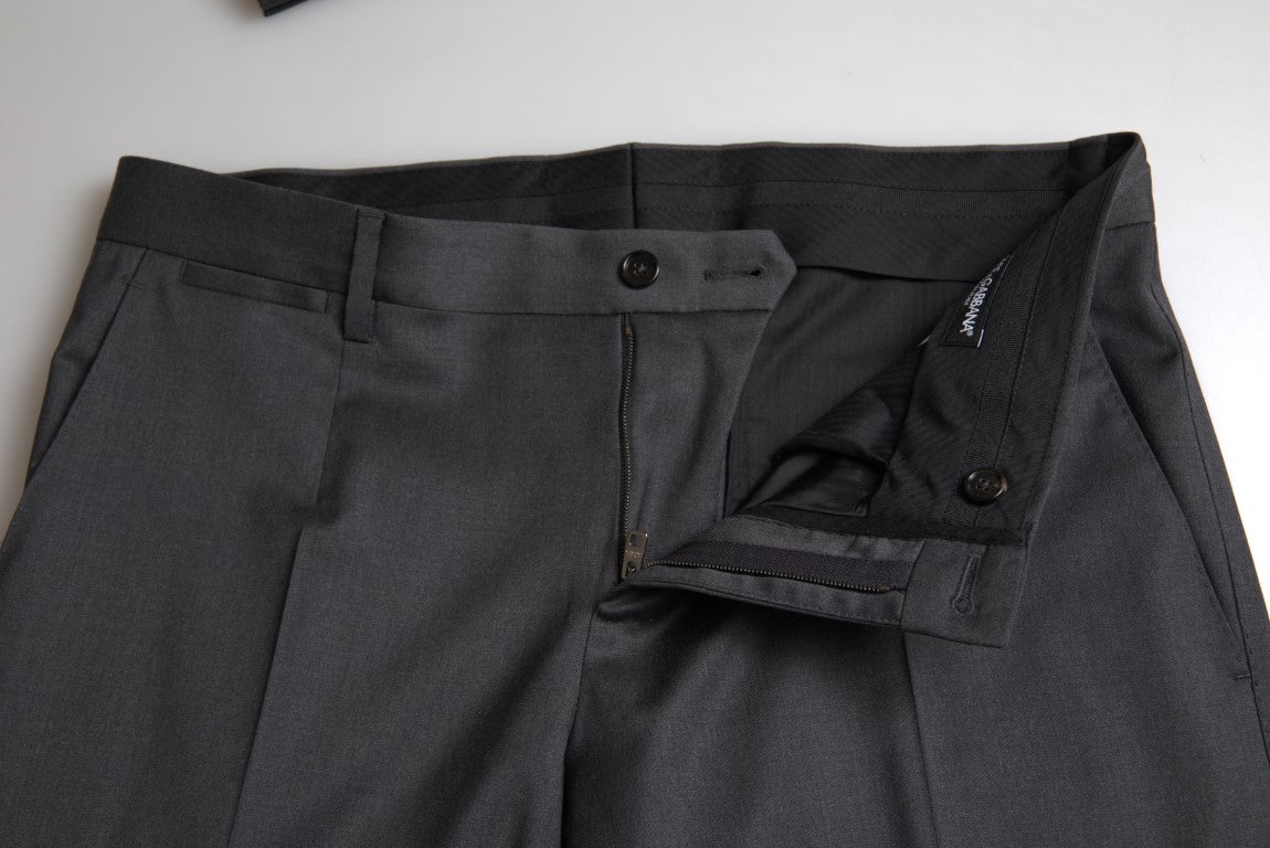 Dolce &amp; Gabbana Grauer 2-teiliger zweireihiger SICILIA-Anzug