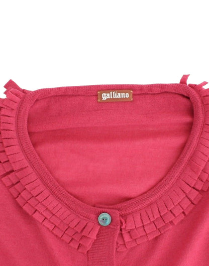 John Galliano Rosa Wollcardigan