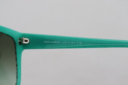 Dolce &amp; Gabbana – Quadratische Sonnenbrille aus Acetat mit grünen Sternen