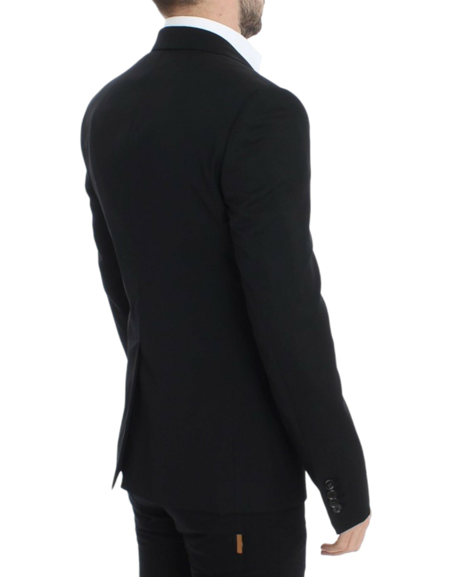 Dolce &amp; Gabbana – Schwarzer Slim-Fit-Blazer aus Wolle