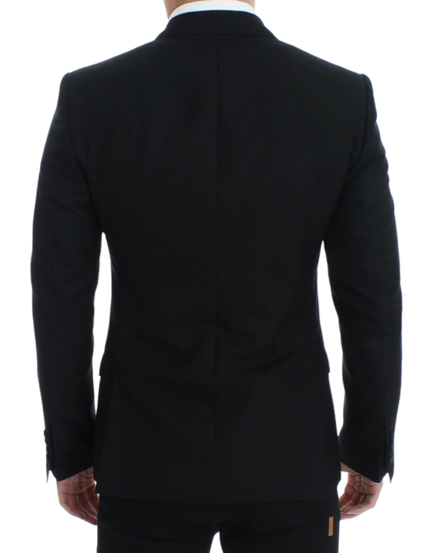 Dolce &amp; Gabbana Schwarzer SICILIA-Blazer aus Wolle und Seide