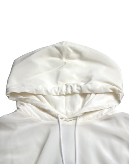Dolce &amp; Gabbana – Weißer Kapuzenpullover mit Blumenmuster