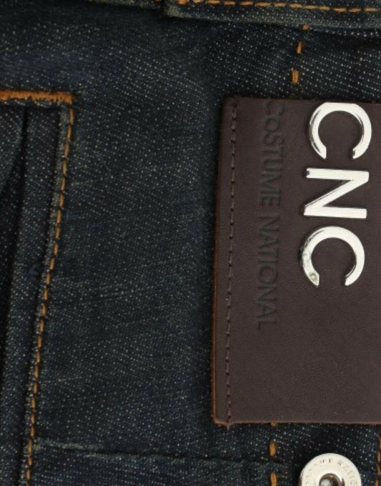 Costume National – Blaue Slim-Fit-Jeans