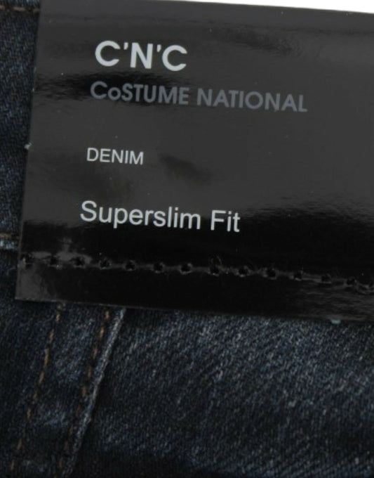 Costume National – Blaue Skinny-Jeans
