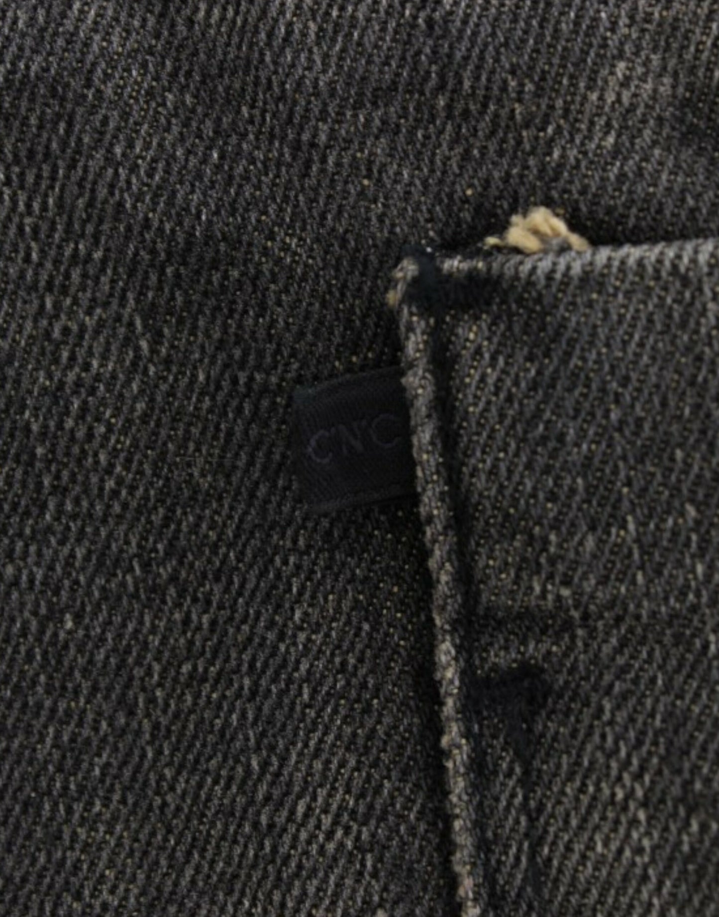 Costume National – Graue Distressed-Jeans