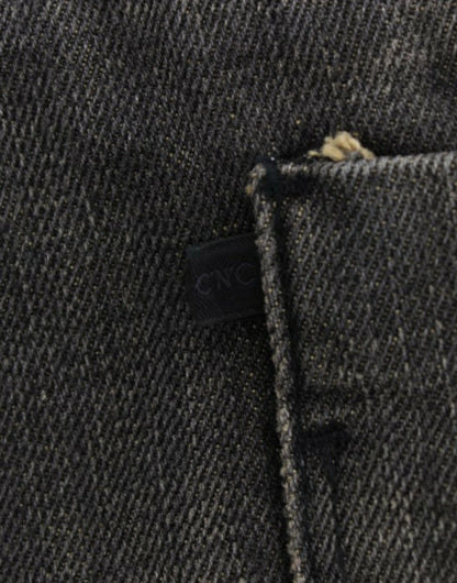Costume National – Graue Distressed-Jeans