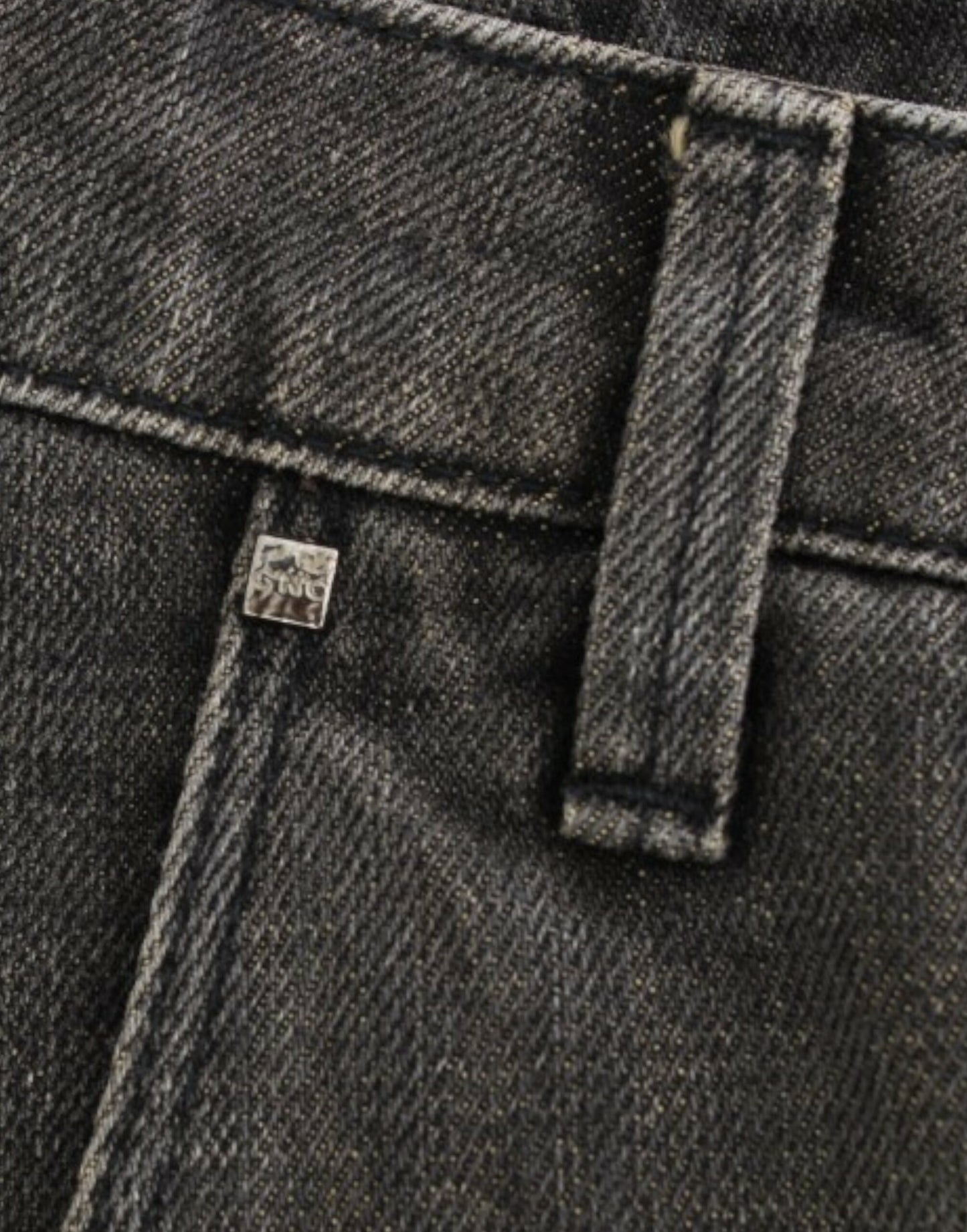 Costume National – Graue Distressed-Jeans