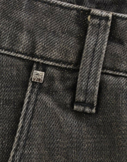 Costume National – Graue Distressed-Jeans
