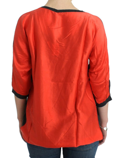 Costume National Grauer Kurzarmpullover
