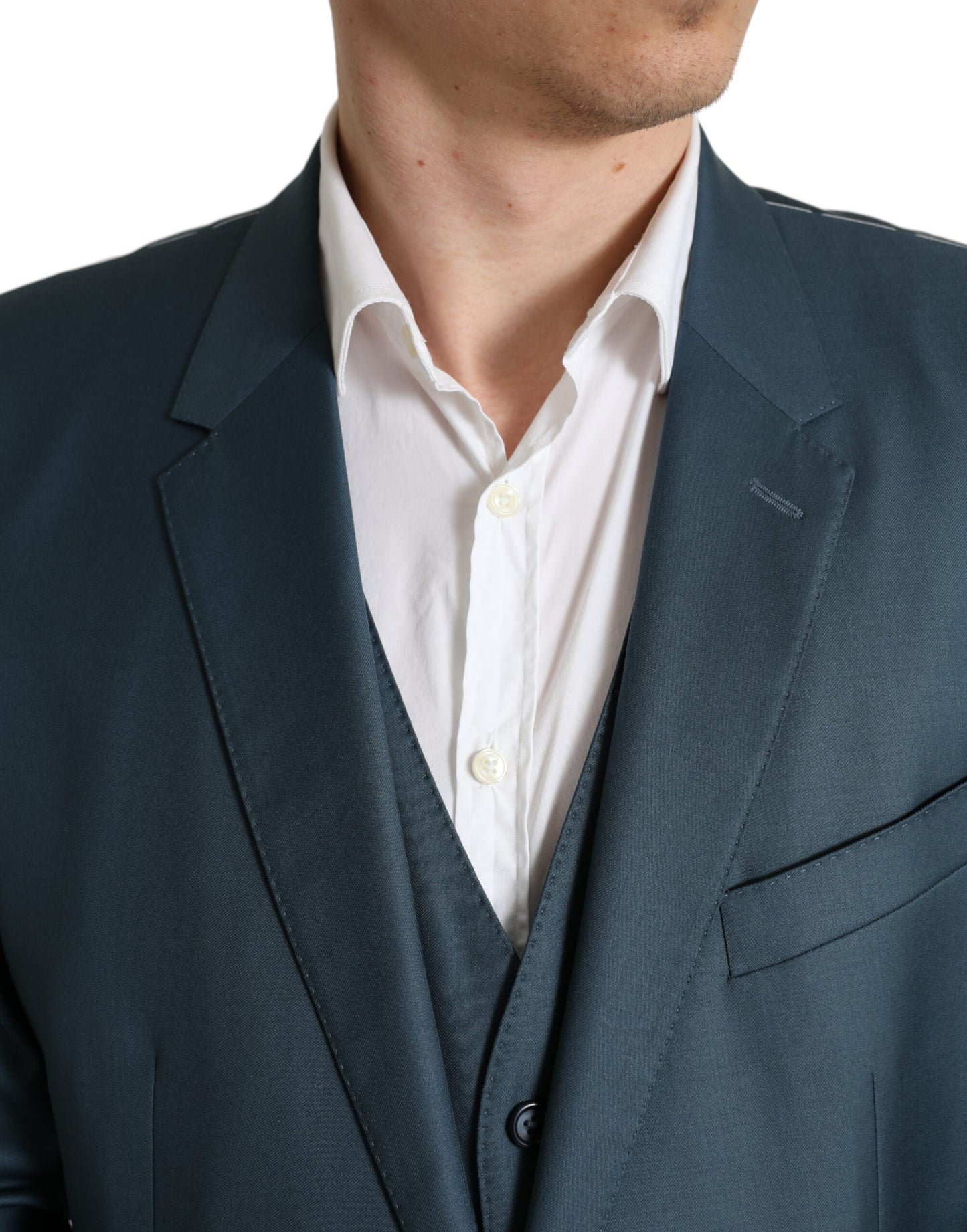 Dolce &amp; Gabbana Grüner einreihiger 2-teiliger MARTINI-Anzug