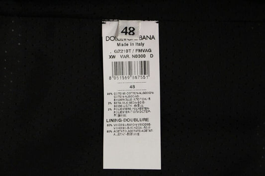Dolce &amp; Gabbana Graue Weste aus Baumwollmischung mit Logo