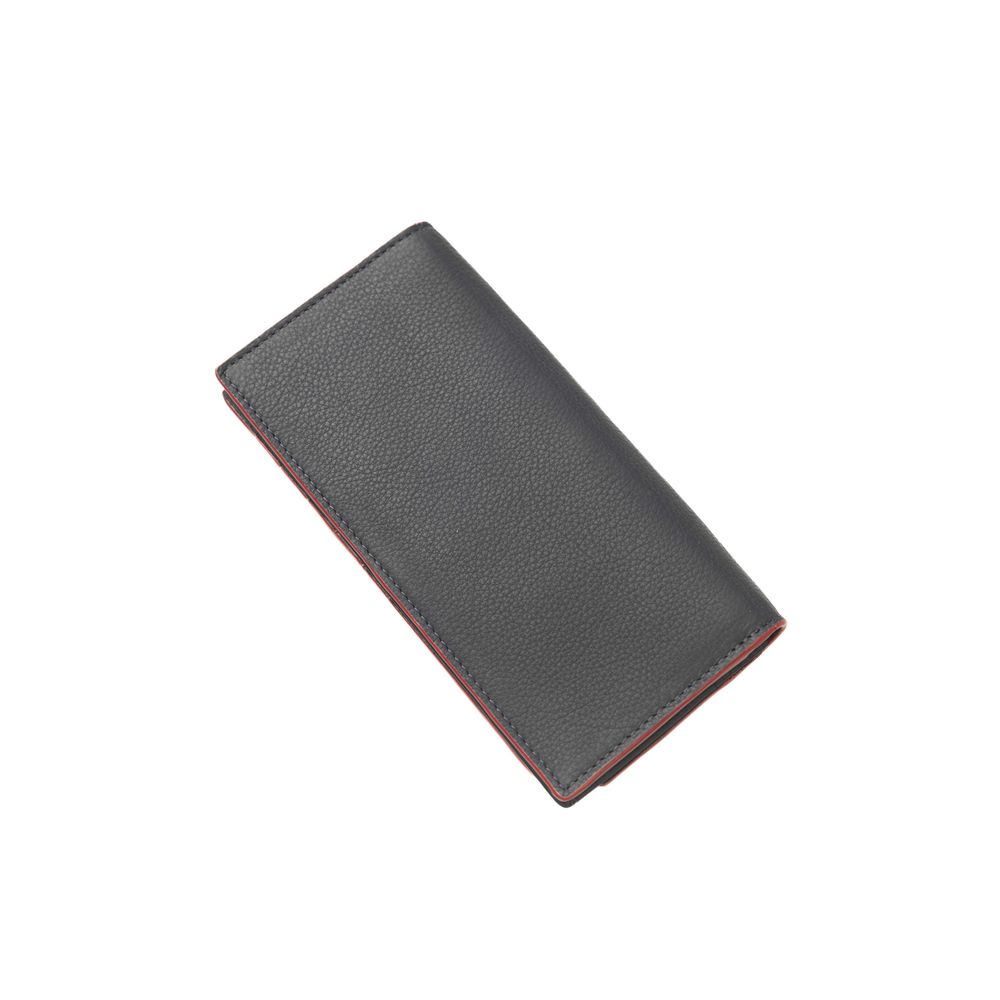 Cerruti 1881 Herren-Geldbörse aus blauem Kalbsleder