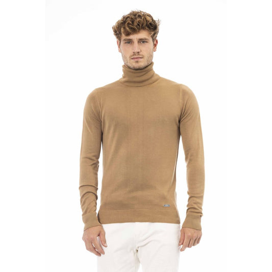 Baldinini Trend Beige Modal Herrenpullover